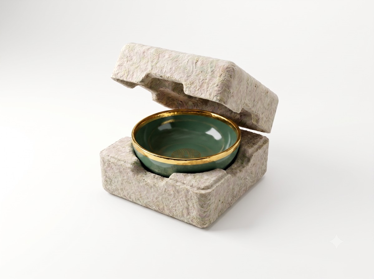Biodegradable e-commerce shipping inserts made from mycelium foam